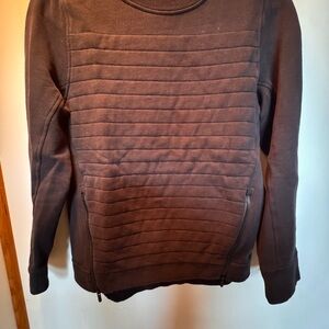 lululemon athletica Quilted Crewneck Sweater - Black